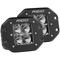 RIGID Industries D-Series PRO Flood Flush Mount Black Light - Pair — marine marine equipment