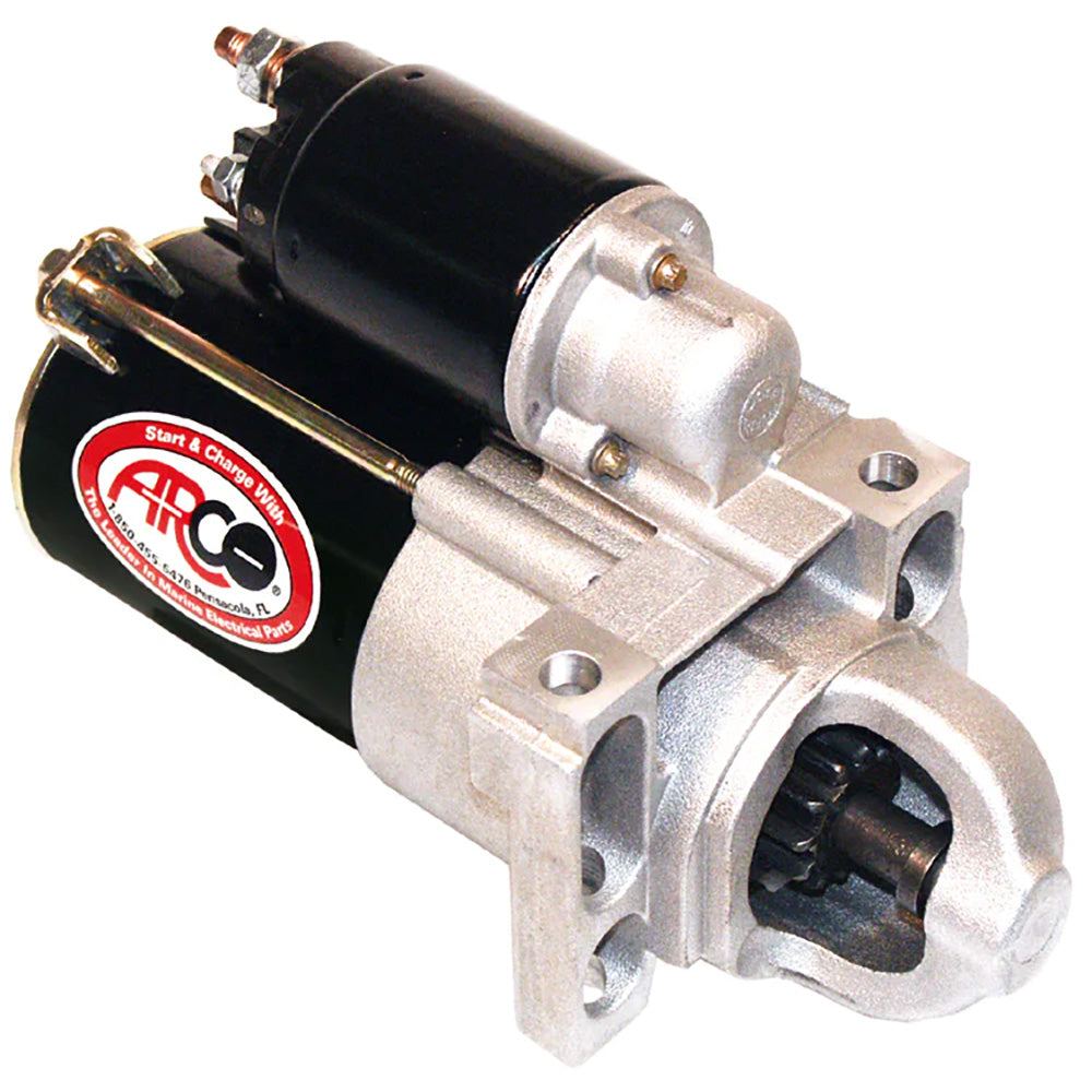 ARCO Marine Top Mount Inboard Starter w/Gear Reduction - Counter Clockwise Rotation — marine starters