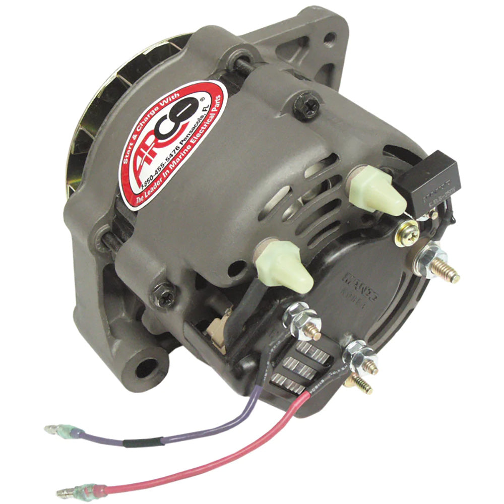 ARCO Marine Premium Replacement Alternator w/Multi-Groove Pulley - 12V 55A — marine alternators