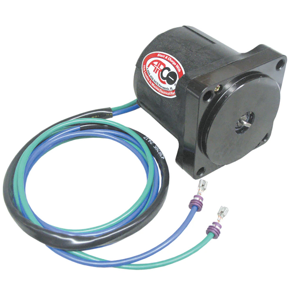ARCO Marine Replacement Outboard Tilt Trim Motor - Johnson/Evinrude, 2-Wire, 4 Bolt, EFI — marine tilt trim motors