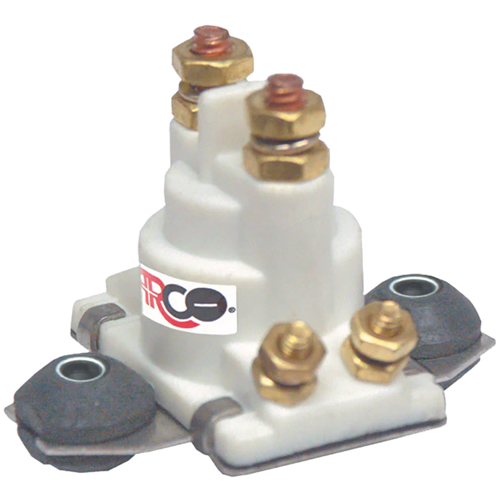 ARCO Marine Outboard Solenoid w/Flat Isolated Base & White Housing — marine accessories