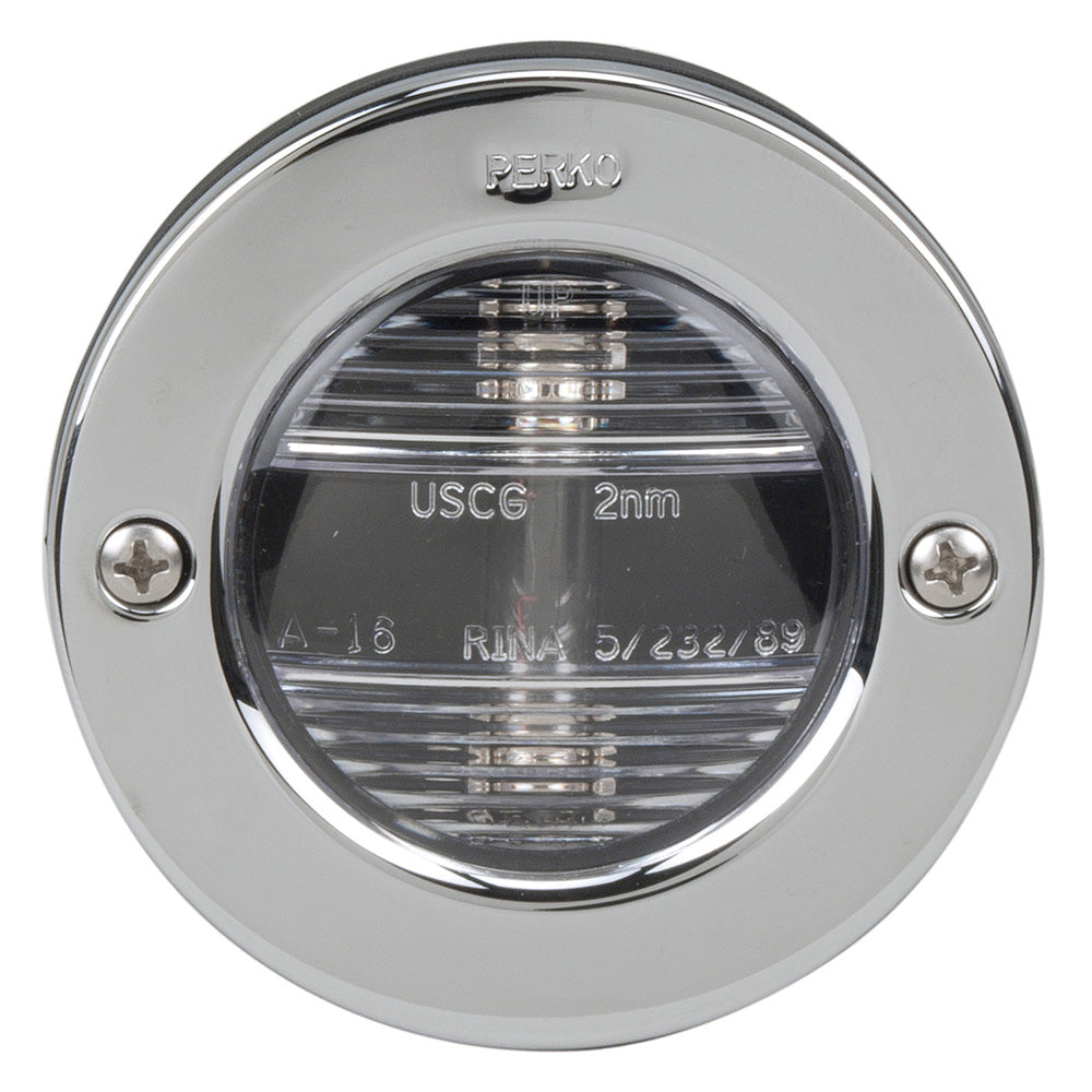 Perko Vertical Mount Stern Light 12VDC w/STS Bezel — marine navigation lights