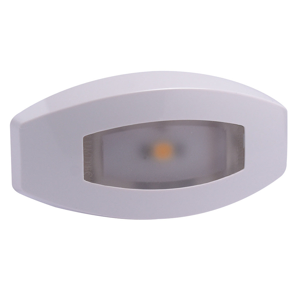 Lumitec Fiji Courtesy Light - White Housing - Direct RGBW Lights - 4-Pack — marine interior / courtesy light