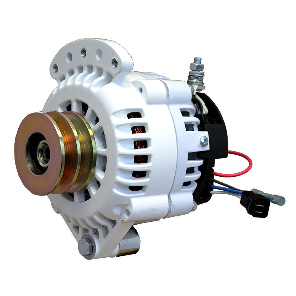 Balmar Alternator 100 AMP 12V 1-2" Single Foot Spindle Mount Dual Vee Pulley w/Isolated Ground — marine alternators