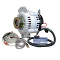 Balmar Alternator 100 AMP Kit 12V 1-2" Single Foot Spindle Mount K6 Pulley Regulator & Temp Sensor — marine alternators