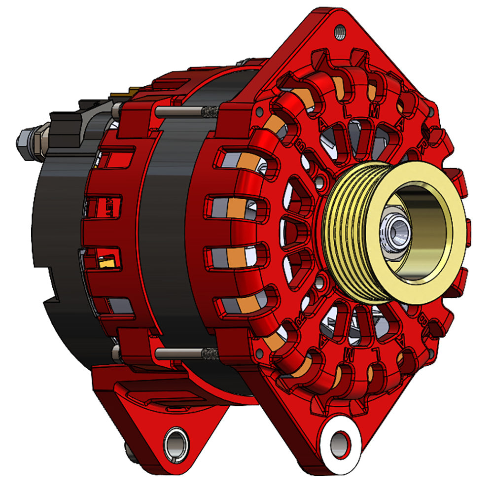 Balmar Alternator 250 AMP 12V 3.15" Dual Foot Saddle K6 Pulley — marine alternators