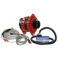 Balmar Alternator 250 AMP Kit 12V 3.15" Dual Foot Saddle Dual Vee Pulley Regulator & Temp Sensor — marine alternators