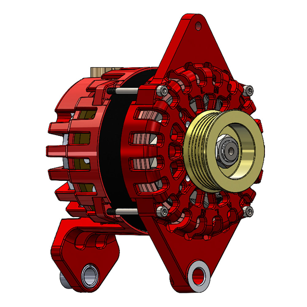 Balmar Alternator 170 AMP 12V 4" Dual Foot Saddle K6 Pulley — marine alternators