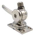 Shakespeare 6187 Sleek & Compact Stainless Steel Rotatable 4-Way Ratchet Mount — marine antenna mounts & accessories