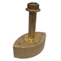 Echonautics Bronze Stem Thru-Hull Medium Frequency CHIRP Transducer - 1kW & 85 - 135kHz — marine transducers