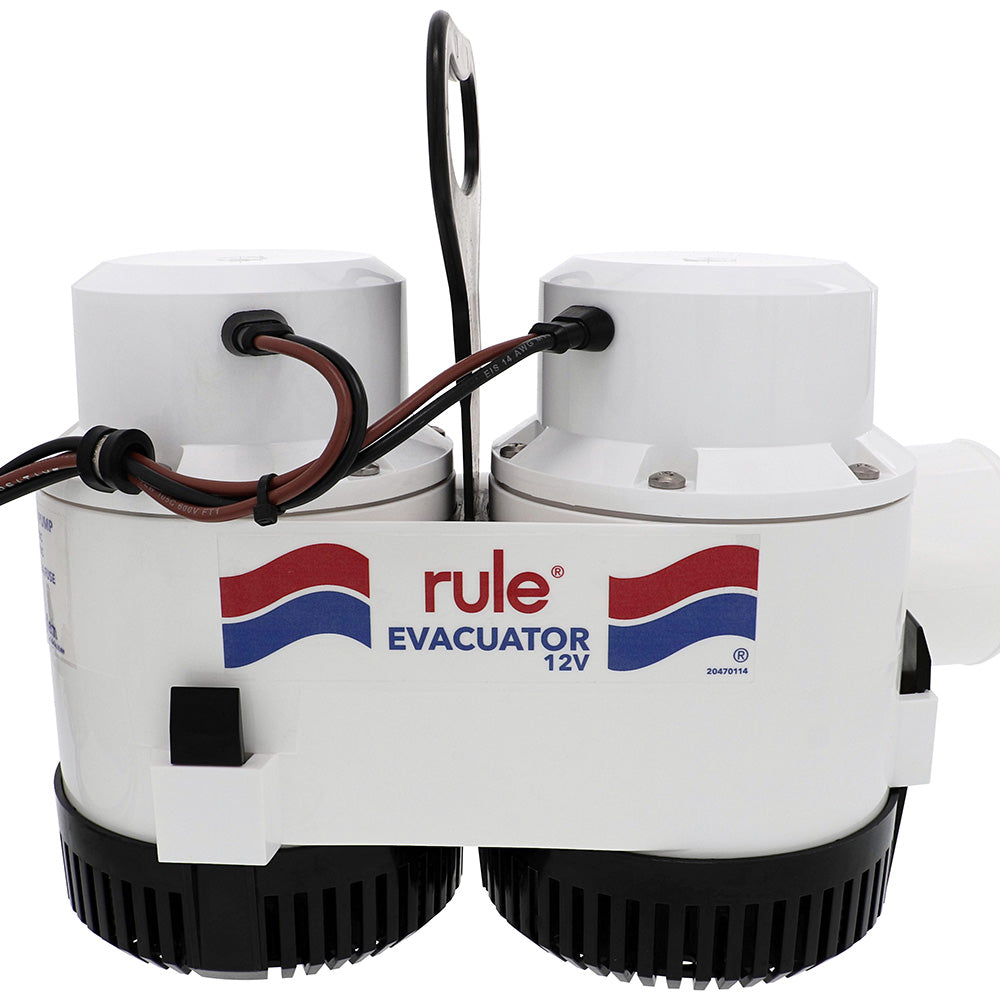 Rule 7700D GPH Evacuator High Volume Utility Pump - 12V — marine bilge pumps