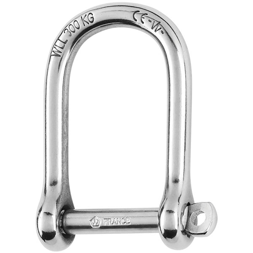 Wichard Marine Wichard Self-Locking Large Opening Shackle - 6mm Diameter - 1/4" — marine shackles/rings/pins