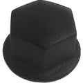 Uflex USA Uflex M12 Black Wheel Nut — marine steering wheels