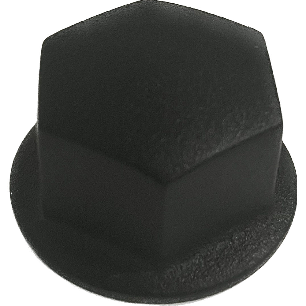 Uflex USA Uflex M12 Black Wheel Nut — marine steering wheels