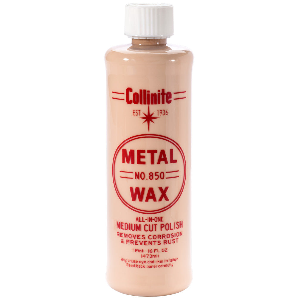 Collinite 850 Metal Wax - Medium Cut Polish - 16oz — marine cleaning