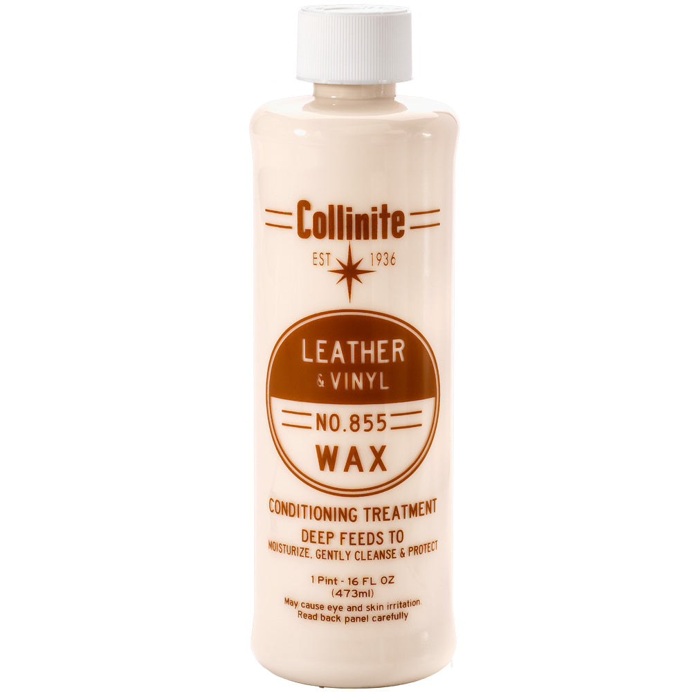 Collinite 855 Leather & Vinyl Wax - 16oz — marine cleaning