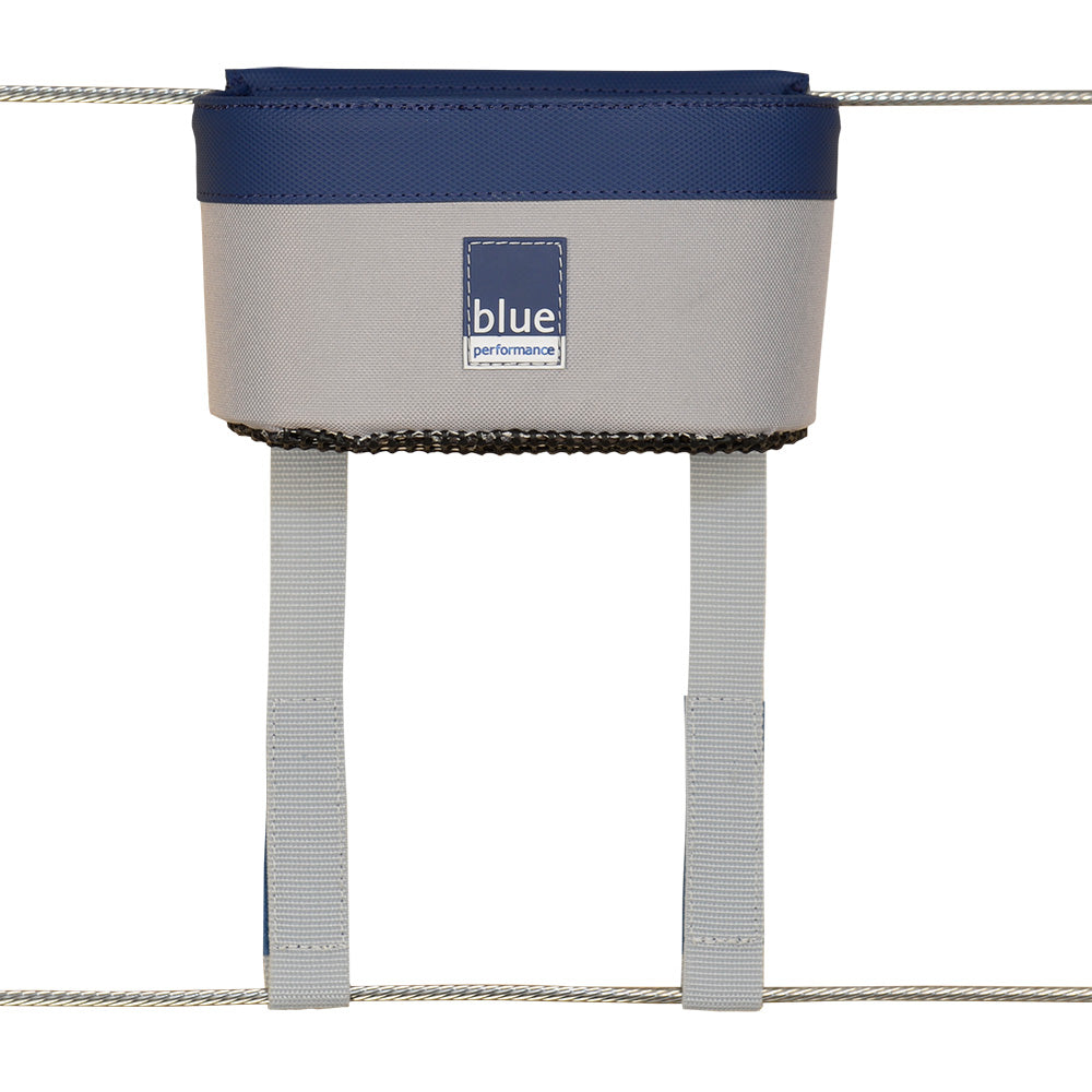 Blue Performance Can Holder f/Railing — marine accessories