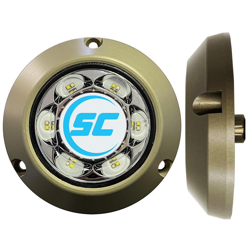 Shadow-Caster LED Lighting Shadow-Caster SC3 Series Underwater Light - Light Blue/White — marine underwater lighting