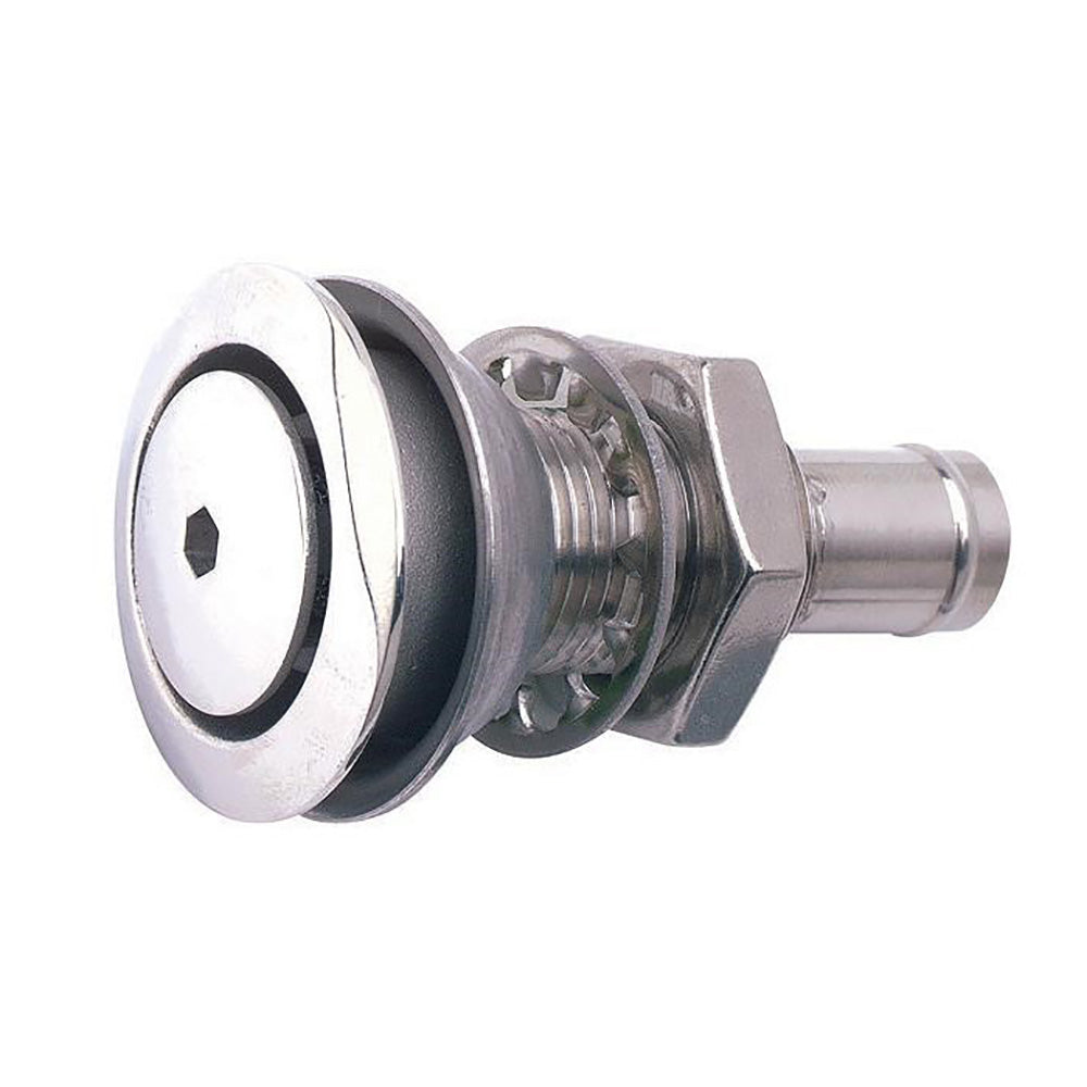Attwood Marine Attwood 316 Stainless Steel Alloy Flush Mount Fuel Vent - Straight Vent — marine vents