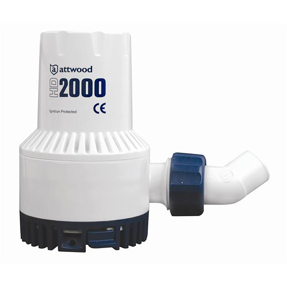 Attwood Marine Attwood HD2000 Heavy Duty Bilge Pump - 24V & 2000 GPH — marine bilge pumps