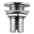 Attwood Marine Attwood Stainless Steel Thru-Hull Short Straight Barbed - 1-1/8" Inner Diameter — marine thru-hull fittings