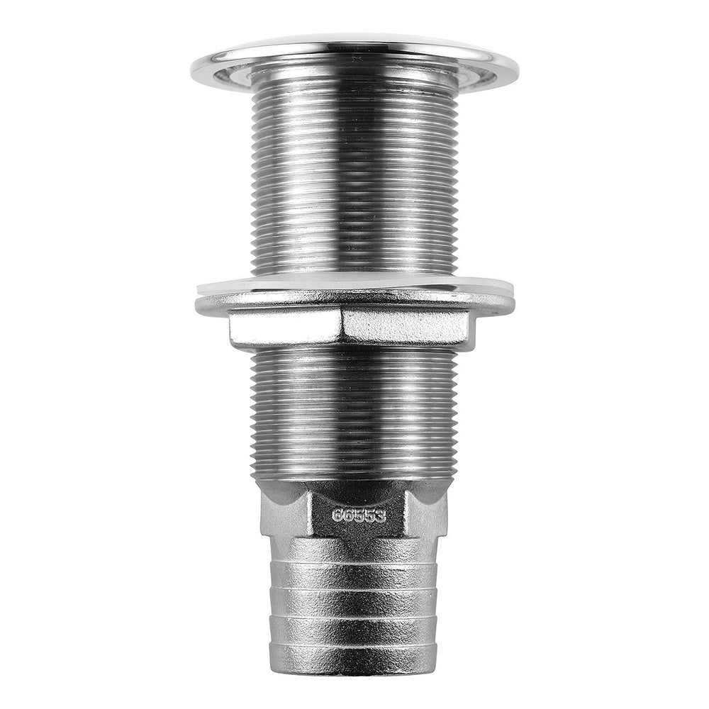 Attwood Marine Attwood Stainless Steel Scupper Valve Barbed - 1-1/2" Hose Size — marine thru-hull fittings