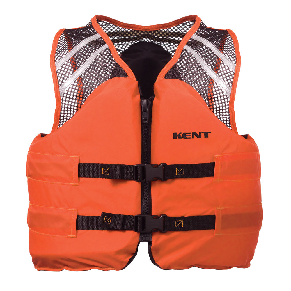 Kent Sporting Goods Kent Mesh Classic Commercial Vest - Medium - Orange — marine personal flotation devices
