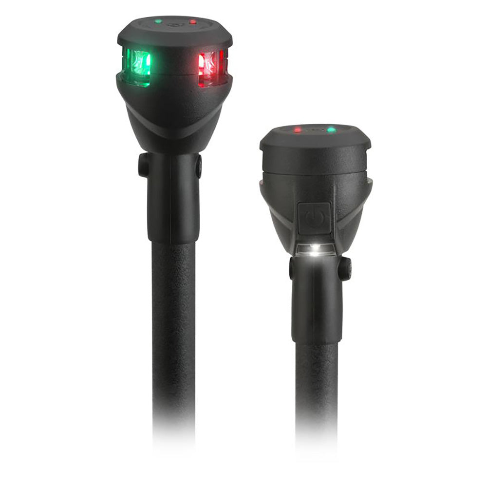Attwood Marine Attwood LightArmor Fast Action Bi-Color Pole Light With Task Light - 14" & 3-Pin — marine navigation lights