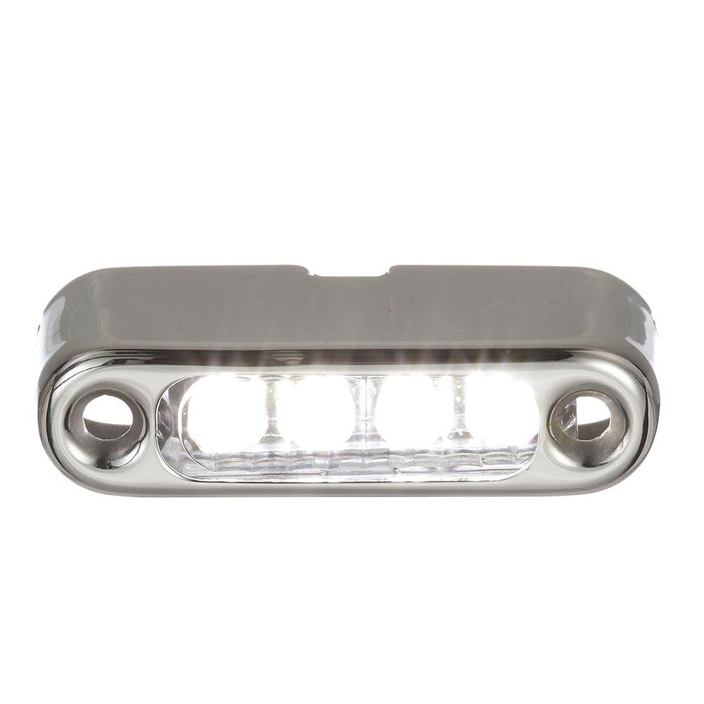 Attwood Marine Attwood White LED Micro Light w/Stainless Steel Bezel & Vertical Mount — marine interior / courtesy light