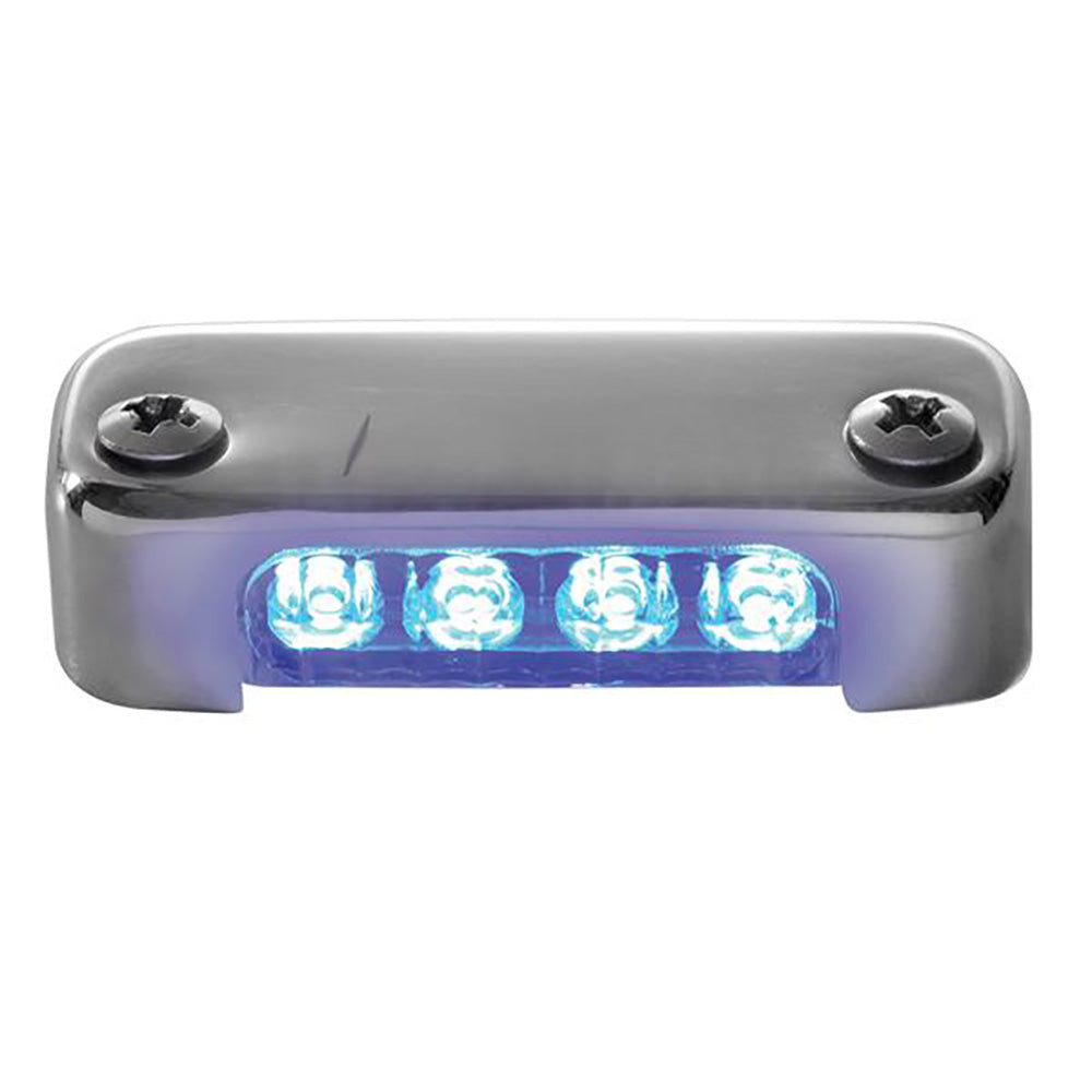 Attwood Marine Attwood Blue LED Micro Light w/Stainless Steel Bezel & Vertical Mount — marine interior / courtesy light