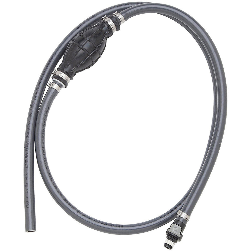 Attwood Marine Attwood Universal Fuel Line Kit - 3/8" Dia. x 6' Length w/Sprayless Connectors — marine fuel hose & fittings