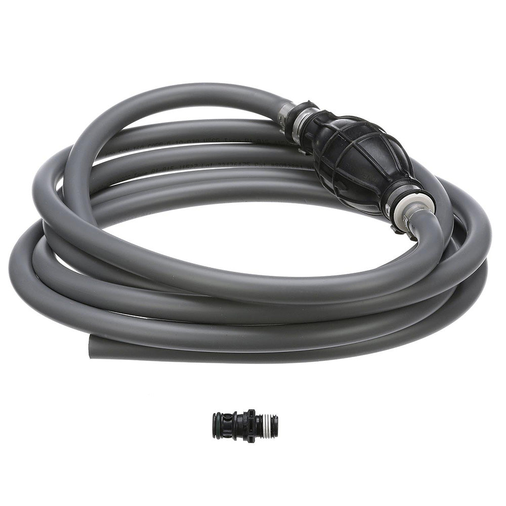 Attwood Marine Attwood Universal Fuel Line Kit - 3/8" Dia. x 12' Length w/Sprayless Connectors — marine fuel hose & fittings