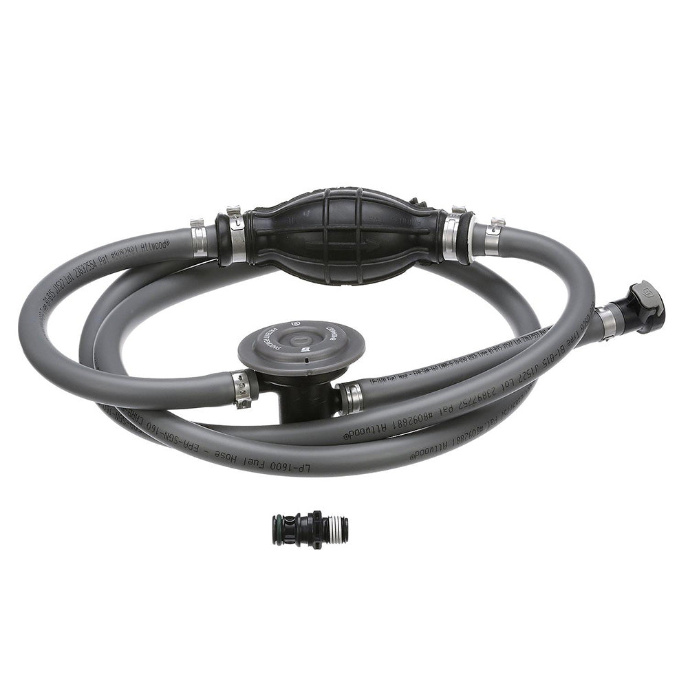 Attwood Marine Attwood Mercury Fuel Line Kit - 3/8" Dia. x 6' Length w/Fuel Demand Valve — marine fuel hose & fittings