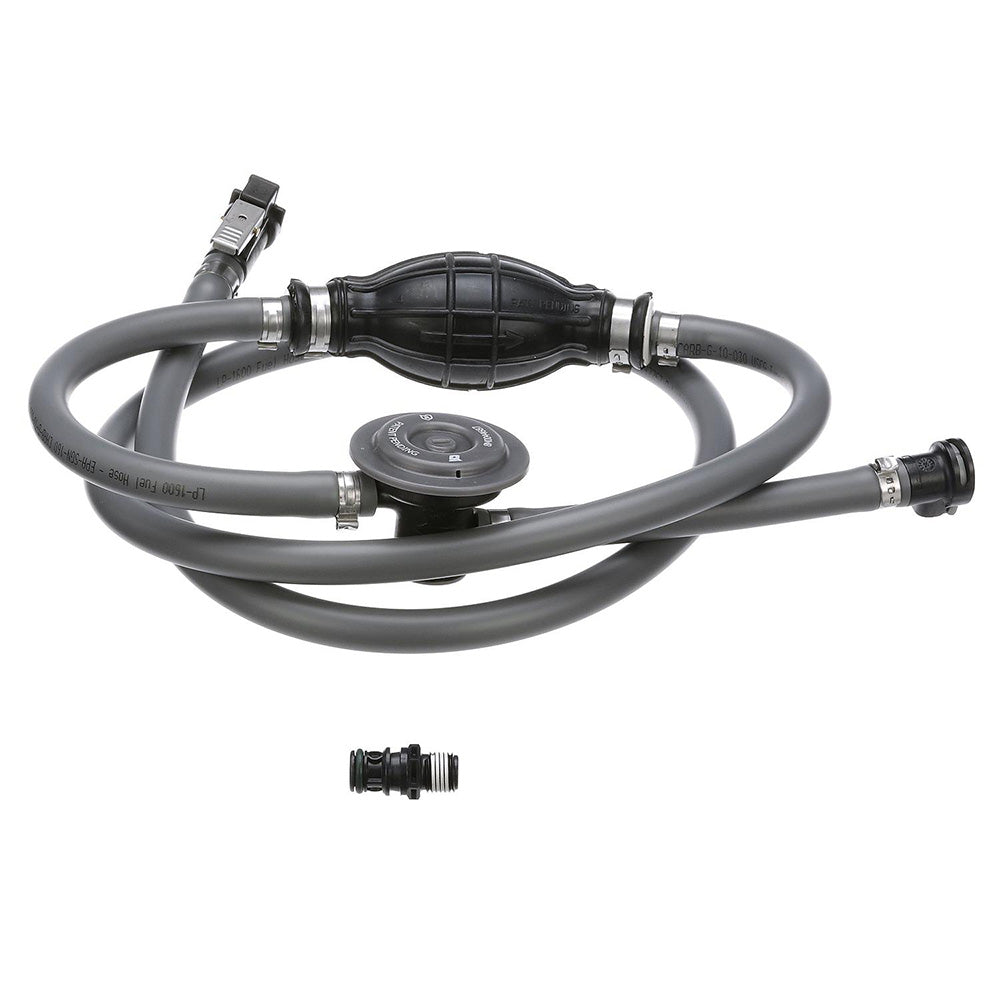Attwood Marine Attwood Johnson/Evinrude Fuel Line Kit - 3/8" Diameter x 6' Length w/Fuel Demand Valve — marine fuel hose & fittings