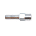 Attwood Marine Attwood Universal Aluminum Fuel Hose Fitting - 3/8" NPT x 3/8" Barb — marine fuel hose & fittings