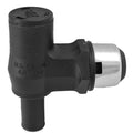 Attwood Marine Attwood 90° P-Trap Fuel Tank Vent - Black w/Stainless Steel Trim Cover — marine vents