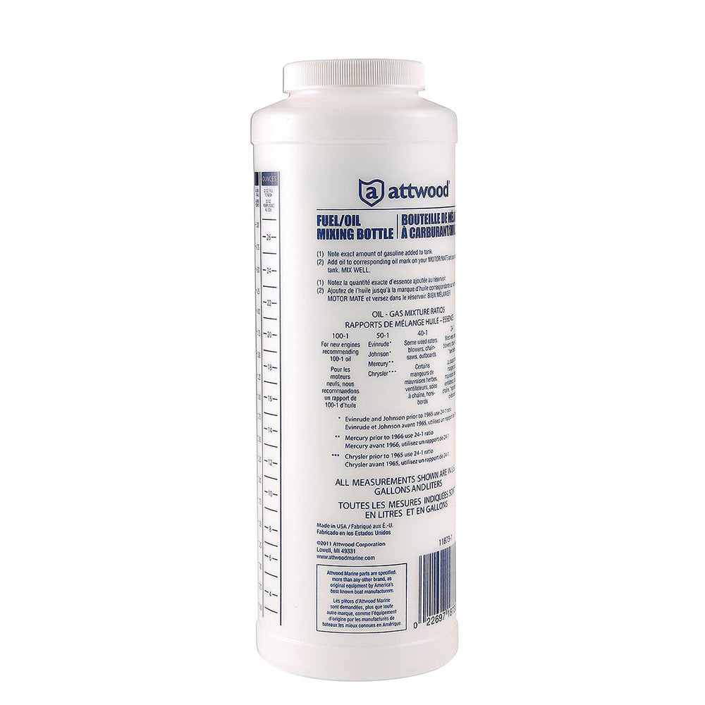 Attwood Marine Attwood Fuel/Oil Mixing Bottle — marine accessories