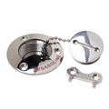Attwood Marine Attwood Gasoline Deck Fill - 1-1/2" Stainless Steel Alloy — marine deck fills