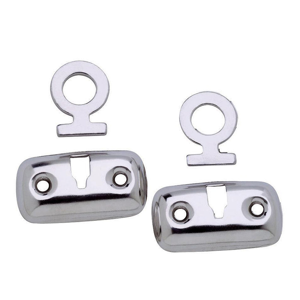 Attwood Marine Attwood Mooring Fender Lock Kit - Stainless Steel Pair — marine fender accessories