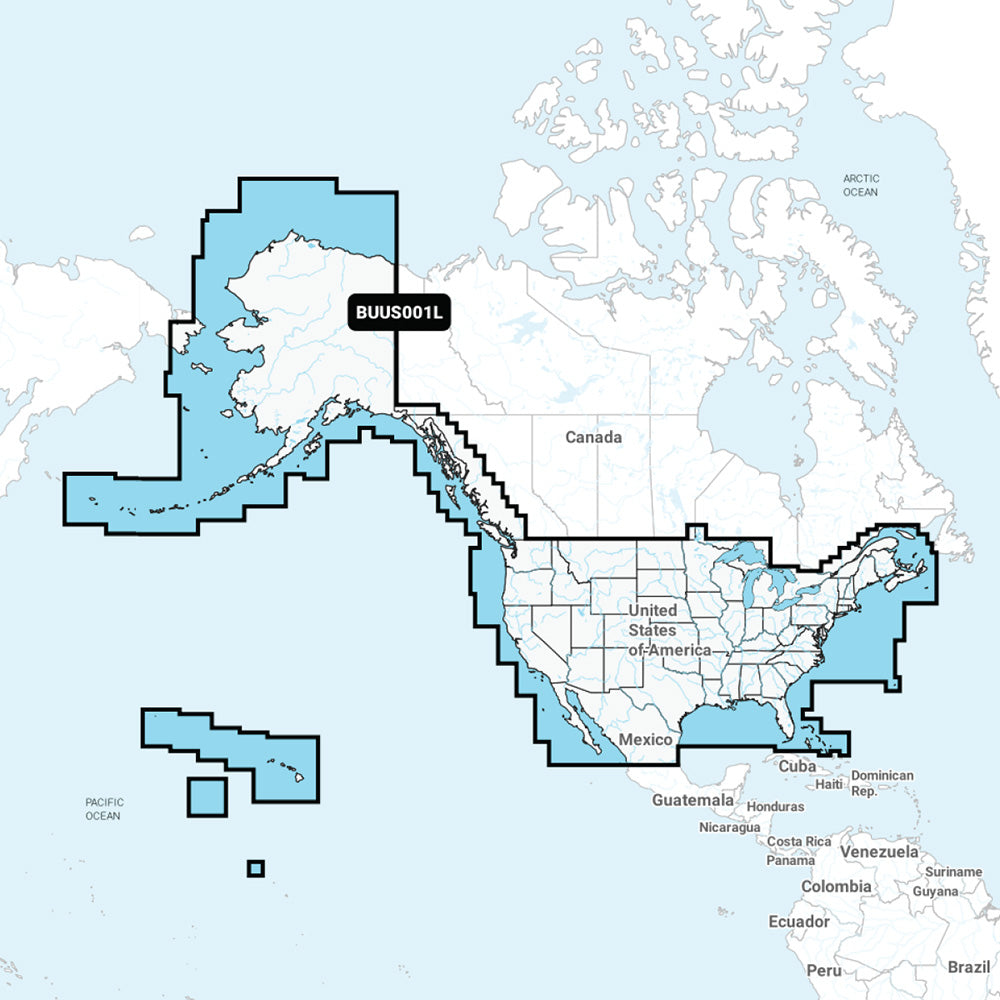 Garmin Navionics+™ BUS001L U.S. & Coastal Canada Built-In Chart Updates - microSD™/SD™ & 1-Year Subscription — marine garmin navionics+
