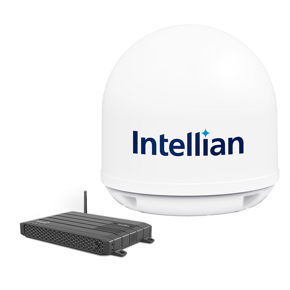 Intellian FB250 Inmarsat Fleet Broadband Maritime Terminal w/Stand-Alone BDU — marine satellite receivers