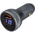 Sea-Dog Round USB & USB-C Power Plug w/Voltmeter — marine accessories
