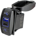 Sea-Dog USB & USB-C Rocker Switch Style Power Socket — marine accessories