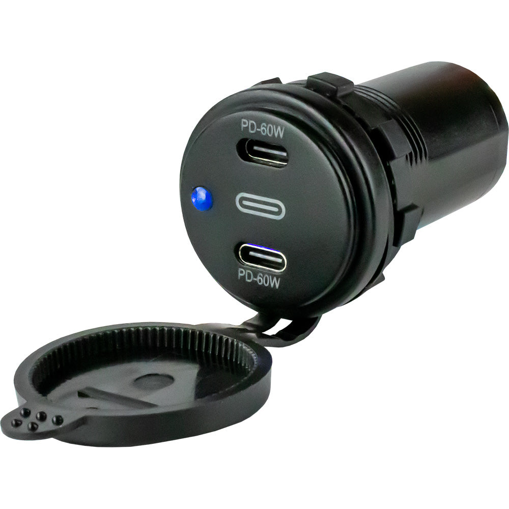 Sea-Dog Dual USB-C Power Socket — marine accessories