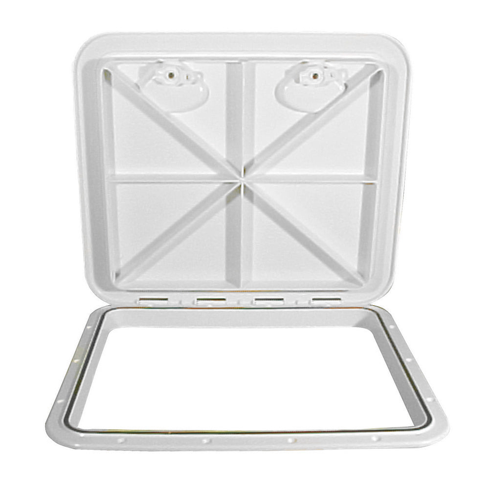 Beckson Marine Beckson 18x21 Rectangular Hatch - White - ASA Material Acrylonitrile Styrene Acrylate — marine hatches