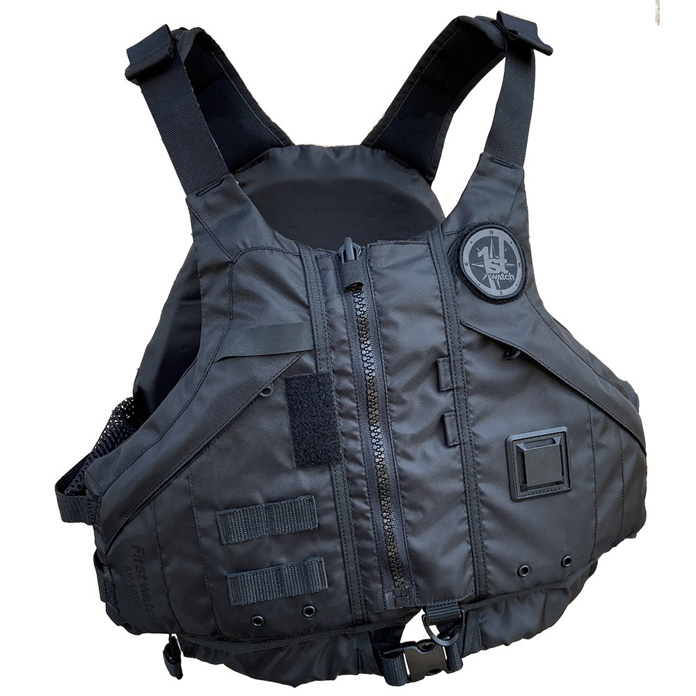 First Watch AV-1000 Kayak Style Duty PFD - Black - M/L — marine personal flotation devices