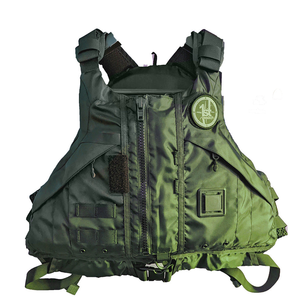 First Watch AV-1000 Kayak Style Duty PFD - Green - XS/S — marine personal flotation devices