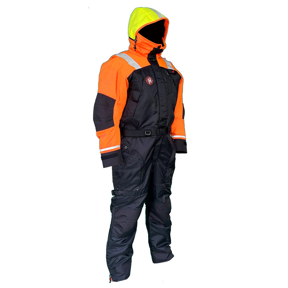 First Watch Anti-Exposure Suit Hi-Vis - Orange/Black - XXL — marine immersion/dry/work suits