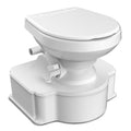 Dometic White M65 Marine Gravity Toilet - Standard Seat Size w/Foot Pedal — marine portable toilets