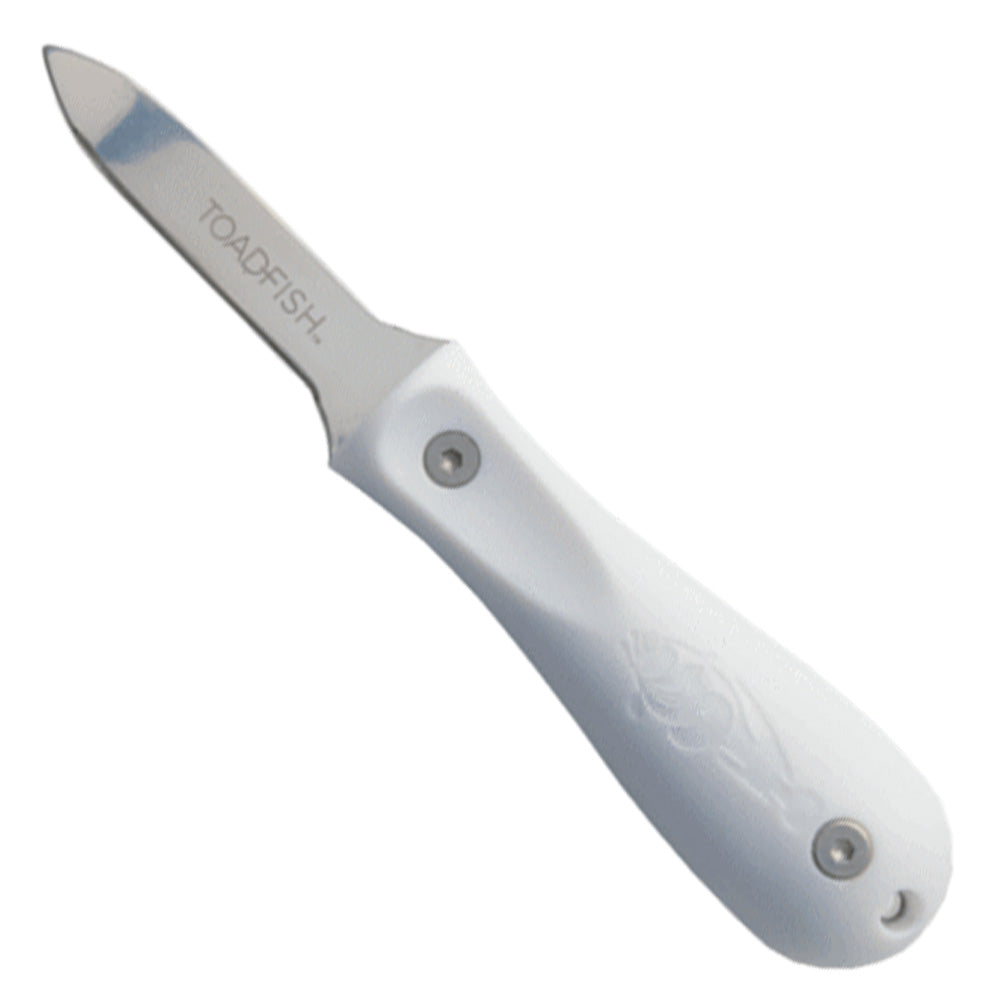 Toadfish Professional Edition Oyster Knife - White — marine deck / galley